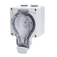 Solight zásuvka IP66, vodotěsná a prachotěsná