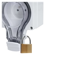 Solight zásuvka IP66 s vypínačem, vodotěsná a prachotěsná