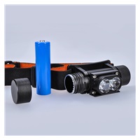 Solight LED čelová nabíjecí svítilna, 650lm, Li-Ion