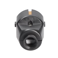 Solight zástrčka přímá, IP20, černá