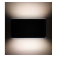 Solight LED venkovní nástěnné osvětlení Modena, 12W, 800lm, 3CCT, černá