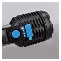 Solight LED nabíjecí ruční svítilna, 150+150lm, Li-Ion