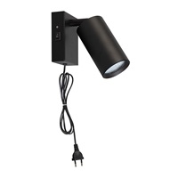 Solight nástěnná lampička CELE, 1x GU10, černá