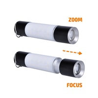 Solight LED nabíjecí ruční svítilna s kampingovou lucernou, 250lm, power bank, Li-Ion