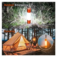 Solight LED nabíjecí ruční svítilna s kampingovou lucernou, 250lm, power bank, Li-Ion