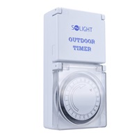 Solight časový spínač, venkovní, 24 h., 1 režim
