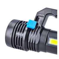 Solight LED nabíjecí svítilna s rukojetí a bočním světlem, 150+100lm, Li-Ion