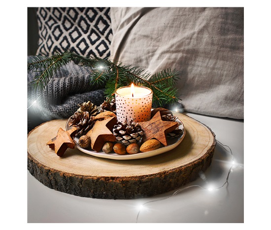 Solight vánoční řetěz stříbrný, 50x mini LED, 5m, 3 x AA, studené světlo