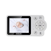 EVOLVEO Baby Monitor N3, LCD displej, IR přísvit, růžová