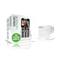 EVOLVEO EasyPhone XR, mobilní telefon pro seniory s nabíjecím stojánkem, bílá