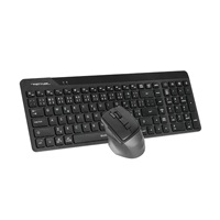 A4tech FG2400 Air2, bezdrátový kancelářský set klávesnice s myší, CZ, černá