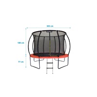 Marimex Premium trampolína 305 cm + vnitřní ochranná síť + schůdky ZDARMA