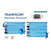 Marimex Premium trampolína 366 cm + vnitřní ochranná síť + schůdky ZDARMA
