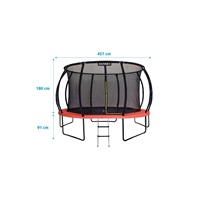 Marimex Premium trampolína 457 cm + vnitřní ochranná síť + schůdky ZDARMA
