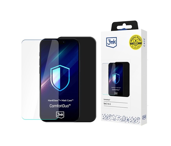 3mk ComfortDuo Matt Black pro Google Pixel 9A