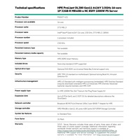 HPE PL DL380g11 6426Y (2.5/16C) 32G (P43328) MR408i-o/4G 8SFF 1000W 2x10G-T 2U P60637-421 RENEW