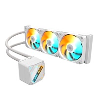 GIGABYTE Vodní chladič GAMING 360 ICE, 3x120mm, ARGB, LGA1851, AM5, bílá