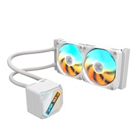 GIGABYTE Vodní chladič GAMING 240 ICE, 2x120mm, ARGB, LGA1851, AM5, bílá