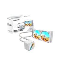 GIGABYTE Vodní chladič GAMING 240 ICE, 2x120mm, ARGB, LGA1851, AM5, bílá