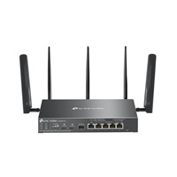TP-Link ER706WP-4G OMADA VPN 4G+Cat6 router (AX3000,1xSFP WAN/LAN,1xGbEWAN,4xGbELAN/WAN,4xPoE+,45W,2xnanoSIM)