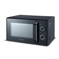 Orava Miwa-1B mikrovlnná trouba 700 W, 20 l, otočný talíř s průměrem 25,5 cm, černá
