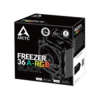 ARCTIC Chladič CPU Freezer 36 ARGB Black, 2x120mm, LGA1851, AM5