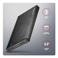 AXAGON EE25-XA6C, USB-C 5Gbps - SATA 6G, 2.5" aluminiowa obudowa zewnętrzna