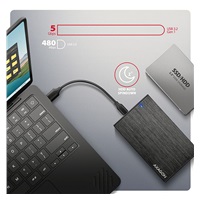 AXAGON EE25-XA6C, USB-C 5Gbps - SATA 6G, 2.5" aluminiowa obudowa zewnętrzna
