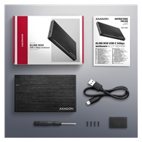AXAGON EE25-XA6C, USB-C 5Gbps - SATA 6G, 2.5" aluminiowa obudowa zewnętrzna
