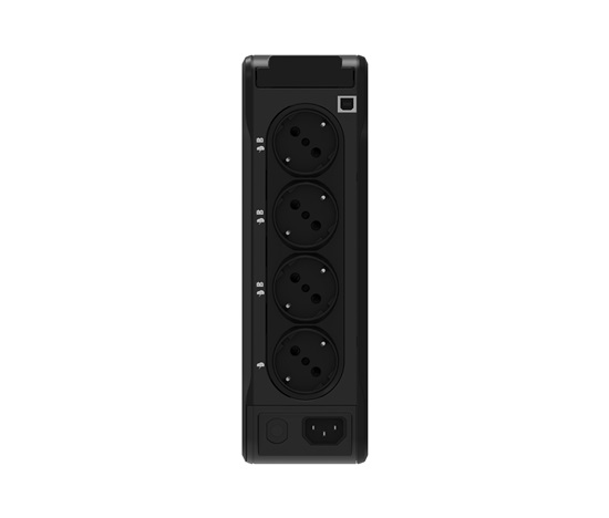 Eaton 3P Ellipse UPS DIN USB, 1300 VA, 840 W, Vstup: C14, Výstupy: (3) Typ E, (1) Pouze přepěťová ochrana Typ E, Tower