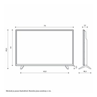 TCL 32S5400A 32" TV, HD Ready, LED, Android TV, WiFi, Bluetooth, HDMI, USB, HDR