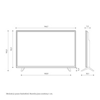 TCL 75V6B 75" TV, 4K Ultra HD, LED, Google TV, Bluetooth, WiFi, Miracast, HDR, Dolby Audio