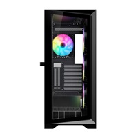 VeinX case GL29AL-BK, ATX, Průhledná bočnice, 4x 120mm ARGB Fan, ARGB Hub, Černá