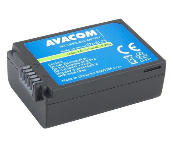 AVACOM baterie pro Nikon EN-EL25 Li-Ion 7.6V 1350mAh 10.3Wh