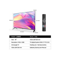 CHiQ L40M9E TV 40", Full HD, smart, Google TV, Dolby Audio, dbx-tv, HDR 10 -demo
