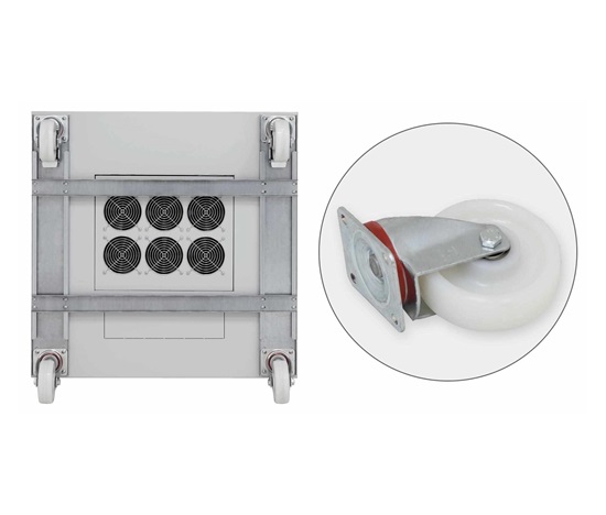 TRITON Kolečka s vyztužujícím rámem 600x1100 pro RMA/RZA nosnost 450 kg