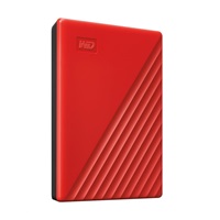 BAZAR - WD My Passport Portable 2TB, Externí HDD, USB 3.0, červená (Bez příšlušenství)