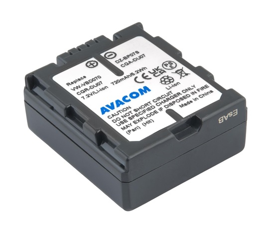 AVACOM baterie pro Panasonic CGA-DU07/CGR-DU07 Li-Ion 7.2V 720mAh 5.2Wh