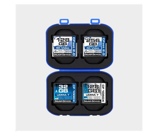 Delkin Weather Resistant Case for 8 CF/CFAST cards