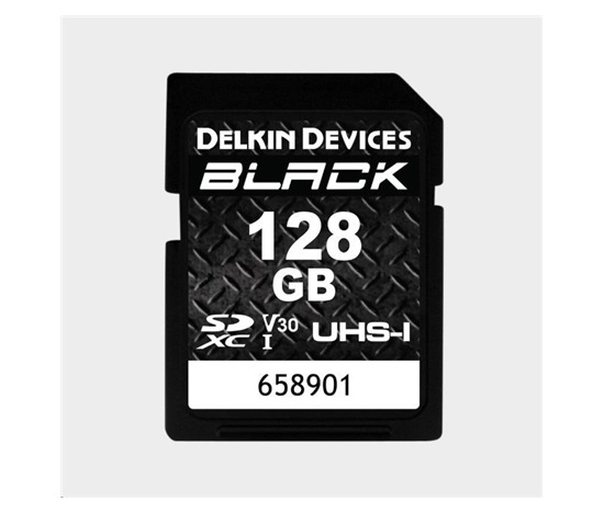 Delkin SDXC BLACK Rugged UHS-I R90/W90 (V30) 128GB