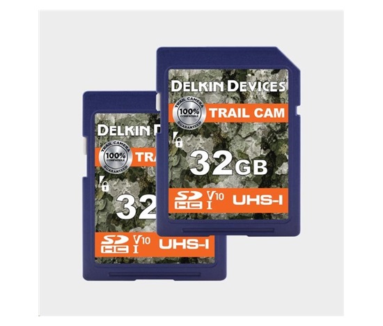 Delkin SDHC Trail Cam R100/W30 (V10) 32GB (2-pack)