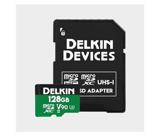 Delkin microSD Power 2000x UHS-II (V90) R300/W250 128GB