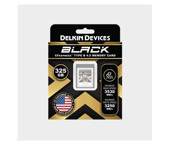 Delkin CFexpress 4.0 BLACK R3530/W3250 325GB