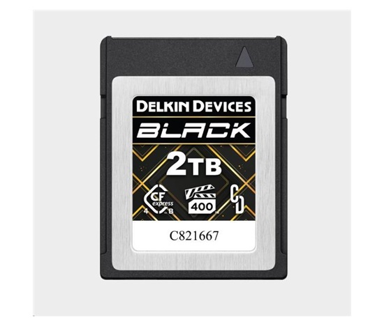 Delkin CFexpress 4.0 BLACK | Type B | R3700/W3220 (VPG400) 2TB