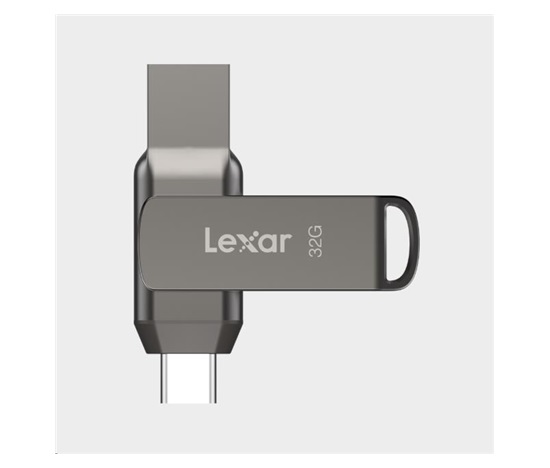 Lexar JumpDrive Dual Drive D400 Type-C/Type-C & Type-A, up to 100MB/s read (USB 3.1) 32GB