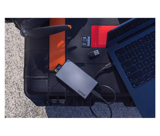 Lexar Professional Workflow USB 3.2 Gen2 Reader, UHS-I/UHS-II, support SD/MicroSD