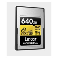 Lexar CFexpress 4.0 Pro Gold, VPG400, R1800/W1650 (Type A) 640GB