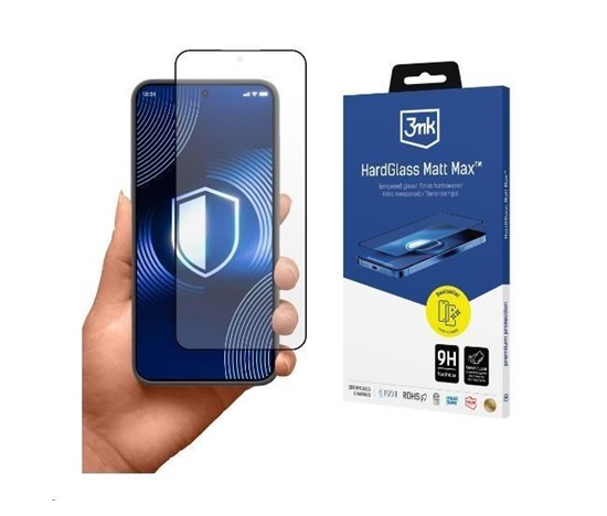 BAZAR - 3mk HardGlass Matt Max pro Apple iPhone 16 Plus - Poškozený obal (Komplet)