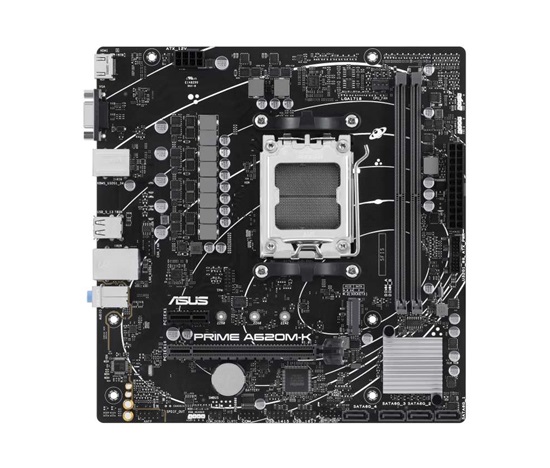 BAZAR - ASUS MB Sc AM5 PRIME A620M-K, AMD A620, 2xDDR5, 1xHDMI, 1xVGA, mATX - Po opravě (Bez příslušenství)