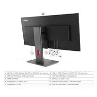 LENOVO LCD P34WD-40 -  34'' ECO-IPS,21:9,3440x1440,120Hz,350cd,2000:1,4ms,2xHDMI,DP,DC,USBHub,USB-C(140W PD),RJ45,VESA